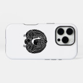 鶴と亀 iPhoneケース (裏面横)