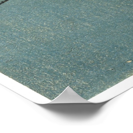 鶴と波ひろしげ ポスター (角)