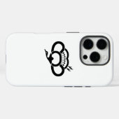 鶴の形をした影の梅 Case-Mate iPhoneケース (裏面 (横))