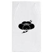 鶴の形をした梅 スモールペーパーバッグ (裏面)