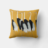 鶴の群日本のれ クッション (裏面)