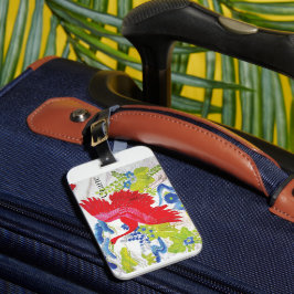鶴の荷物タグ ラゲッジタグ