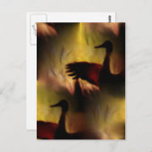 鶴の踊り ポストカード (正面/裏面)