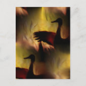 鶴の踊り ポストカード (正面)