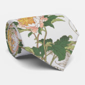 . .鶴の鳥の牡丹花ネクタイ ネクタイ (ロール)