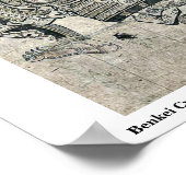 鶴亀の弁慶泣き奥村正信 ポスター (角)