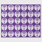 鶴割り桐 ラッピングペーパー (フラット)
