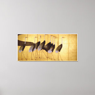 鶴尾形光琳日本のファインアート キャンバスプリント