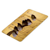 鶴尾形光琳日本のファインアート マグネット (左側)