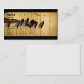 鶴尾形光琳日本のファインアート 名刺 (正面/裏面)