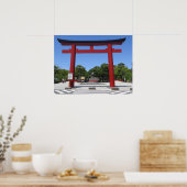 鶴岡八幡宮への鎌倉正面入口 ポスター (キッチン)
