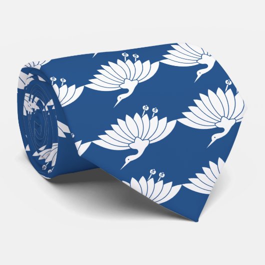 鶴形菊 ネクタイ (ロール)