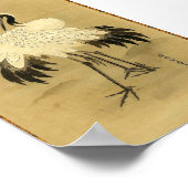 鶴日本のと太陽18世紀 ポスター (角)