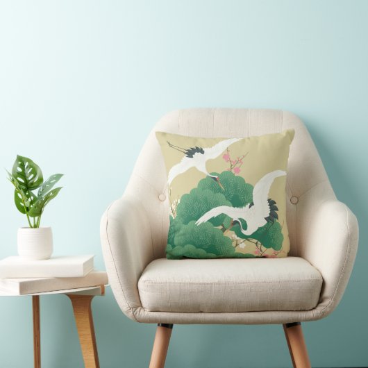 鶴日本のと松 クッション (椅子)