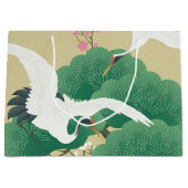 鶴日本のと松 ラージペーパーバッグ (正面)