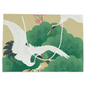 鶴日本のと松 ラージペーパーバッグ (裏面)