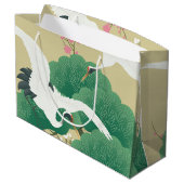 鶴日本のと松 ラージペーパーバッグ (裏面アングル)