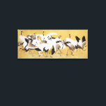 鶴日本のの群れ、ヴィンテージ印刷、 キャンバスプリント<br><div class="desc">石田日本の勇亭の鶴のヴィンテージの群絵画れは、これらの崇拝された鳥の優雅さと優美さを穏やかな自然な環境で捉えている。雄亭の繊細な筆致と繊細な色彩の使用は、柔らかく流れる風景を背景威厳のあるに、鶴の型枠を浮き彫りにする。このタイムレスな作品は、自然と芸術性の調和したバランスを反映し伝統的た日本の絵画。お願買い、共有。</div>