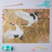 鶴日本のの鳥 薄葉紙 (クラフト)