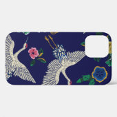 鶴日本の波花。刺しゅうが悪い Case-Mate iPhoneケース (裏面 (横))