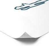 鶴日本の鳥ポスター ポスター (角)