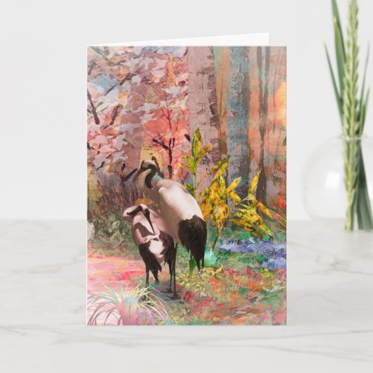 鶴日本の「朝日」 カード (正面)