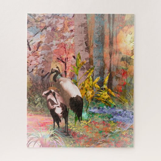 鶴日本の「朝日」 ジグソーパズル (縦)