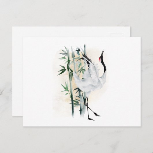 鶴竹 ポストカード (正面/裏面)