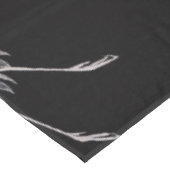 鶴飛んでいる:鳥日本のの着物アート テーブルクロス (アングル)