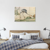 鶴、松竹 キャンバスプリント (インサイチュ (寝室))