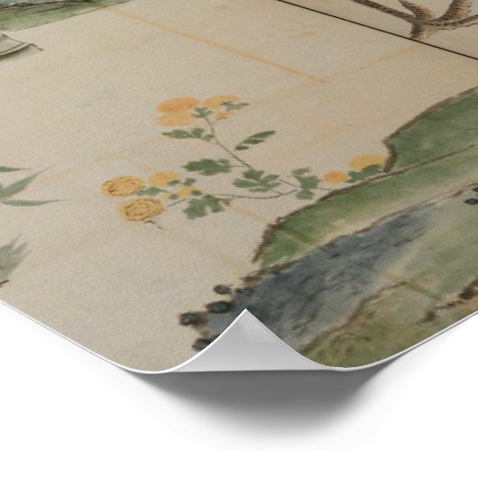 鶴、松竹 ポスター (角)