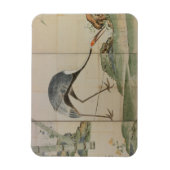 鶴、松竹 マグネット (縦)