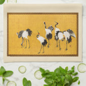 『鶴』（1772年～1780年）円山大橋 キッチンタオル (折り畳み)