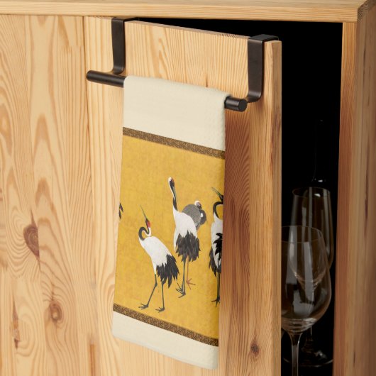 『鶴』（1772年～1780年）円山大橋 キッチンタオル (三つ折り)
