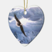 鷲が嵐に強い セラミックオーナメント (左)