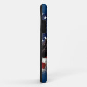 鷲とアメリカの愛国国旗 Case-Mate iPhoneケース (裏面/右)