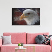 鷲と旗 キャンバスプリント (インサイチュ (リビング))