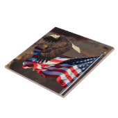 鷲と旗 タイル (側面)