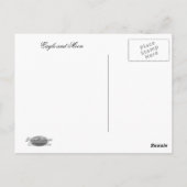 鷲と月 ポストカード (裏面)