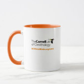 鷲のイラストレーションのマグ マグカップ (左)