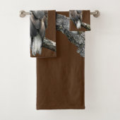 鷲のバスルーム用タオル バスタオルセット (インサイチュ)