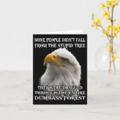 鷲の中には愚かな木から秋しなかった人もいた カード (黄色い花)