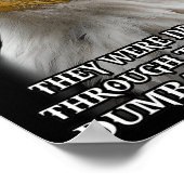 鷲の中には愚かな木から秋しなかった人もいた ポスター (角)