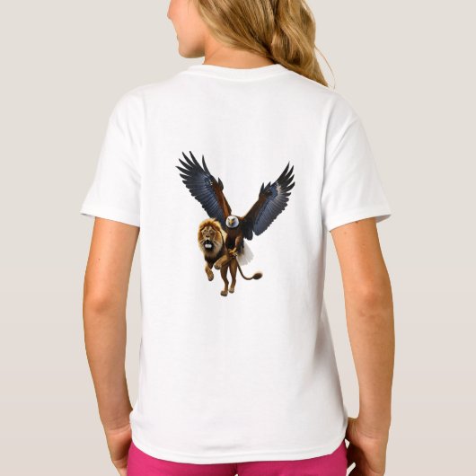 鷲の力 Tシャツ (裏面)