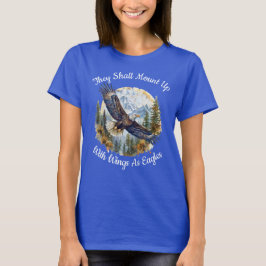 鷲の如く山する Tシャツ