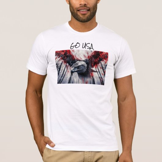 鷲の如く飛ぶ者は無い Tシャツ (正面)