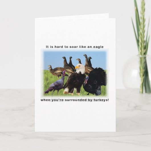 鷲の如く飛翔するのは懸命だ カード (正面)