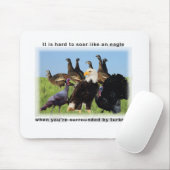 鷲の如く飛翔するのは懸命だ マウスパッド (マウス)