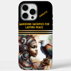 鷲の姿をした強い戦士の女王 iPhone 16 PRO MAXケース