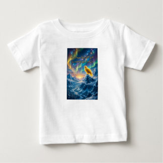 鷲の山々のオーロラウルドゥー詩Tシャツ | シャヘ ベビーTシャツ